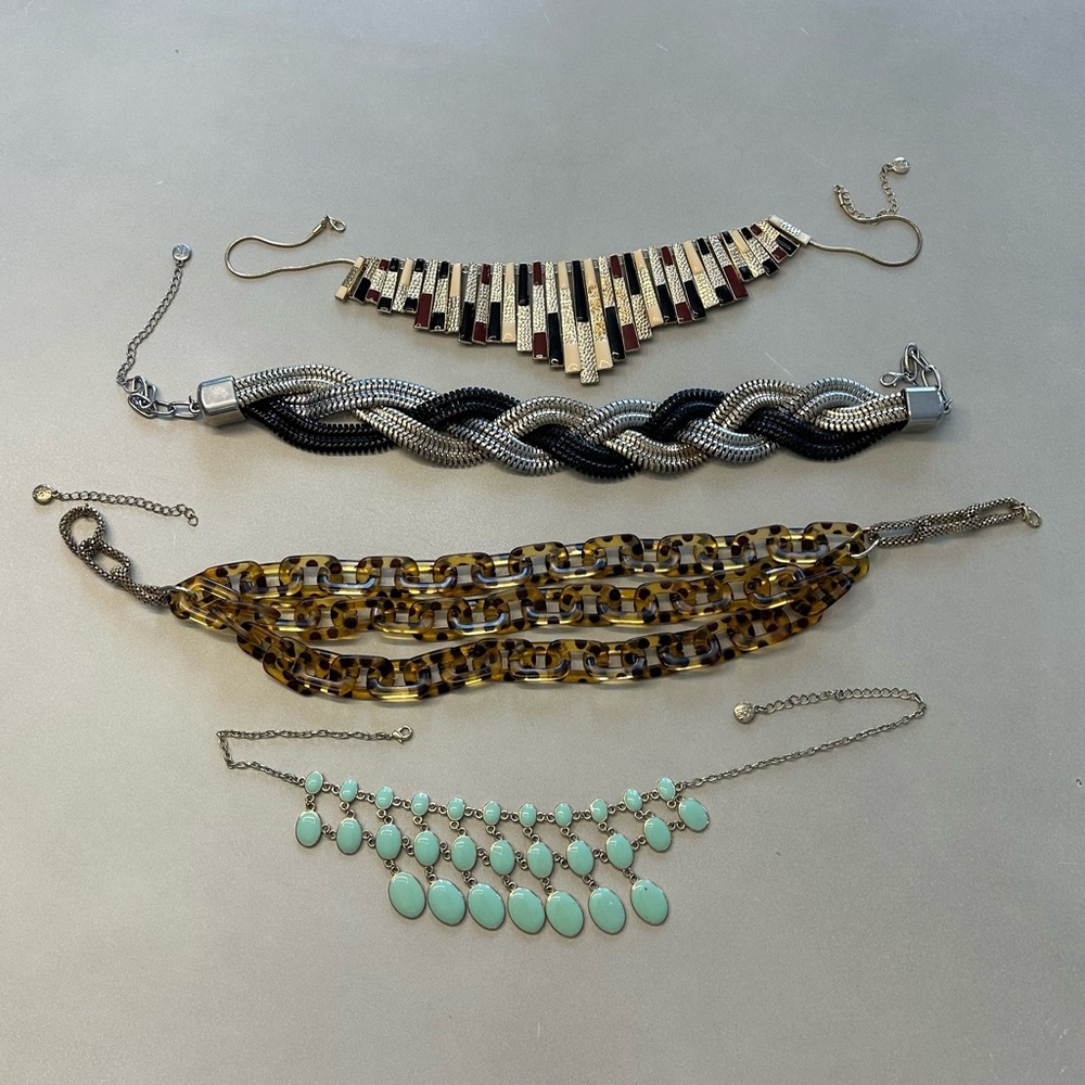 4 Fashion Jewelry Necklaces, Joe Fresh
